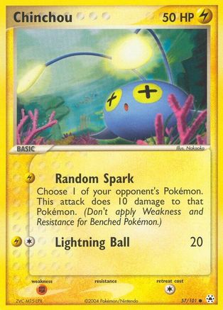 Chinchou 057/101 - Hidden Legends