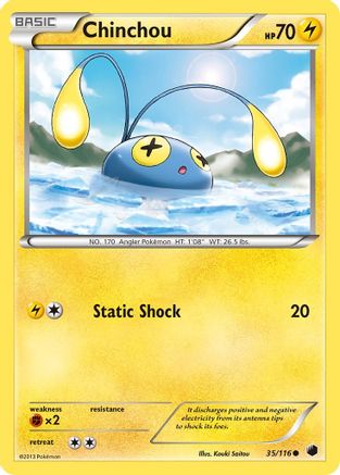 Chinchou 035/116 - Plasma Freeze