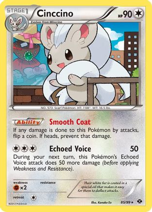 Cinccino 085/99 - Next Destinies Reverse Holofoil
