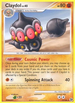 Claydol 015/106 - Great Encounters Reverse Holofoil