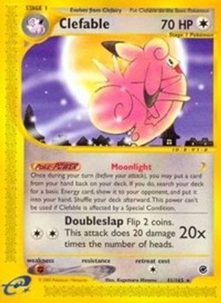 Clefable 041/165 - Expedition Reverse Holofoil