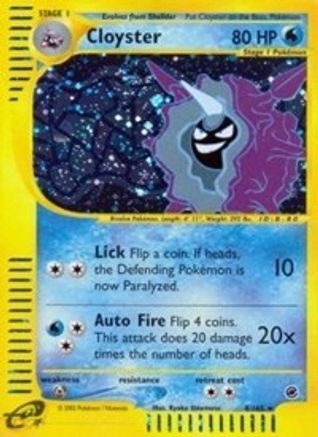 Cloyster 008/165 - Expedition Holofoil