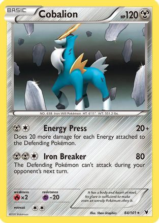 Cobalion 084/101 - Noble Victories Reverse Holofoil
