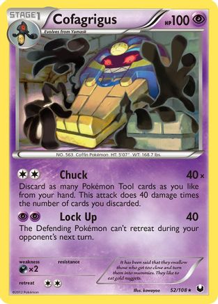 Cofagrigus 052/108 - Dark Explorers Reverse Holofoil