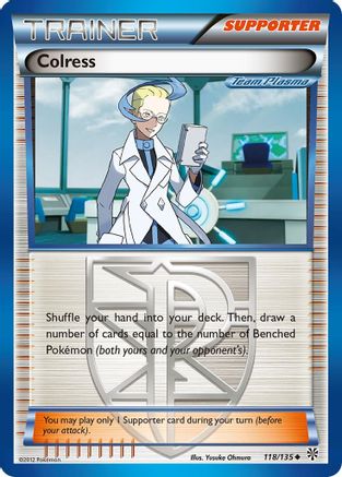 Colress (Team Plasma) 118/135 - Plasma Storm Reverse Holofoil