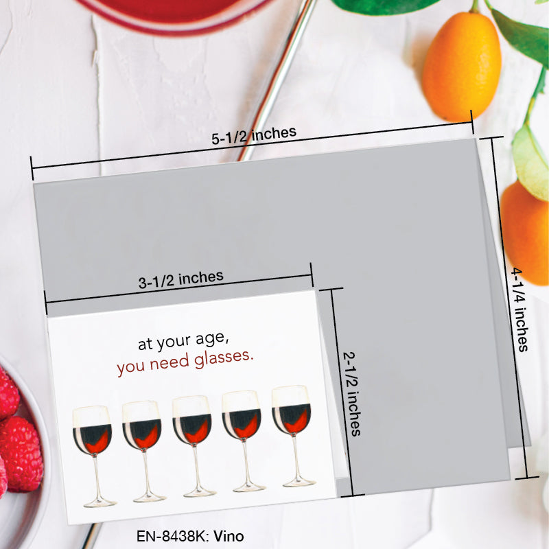 Vino, Greeting Card (#8438K)