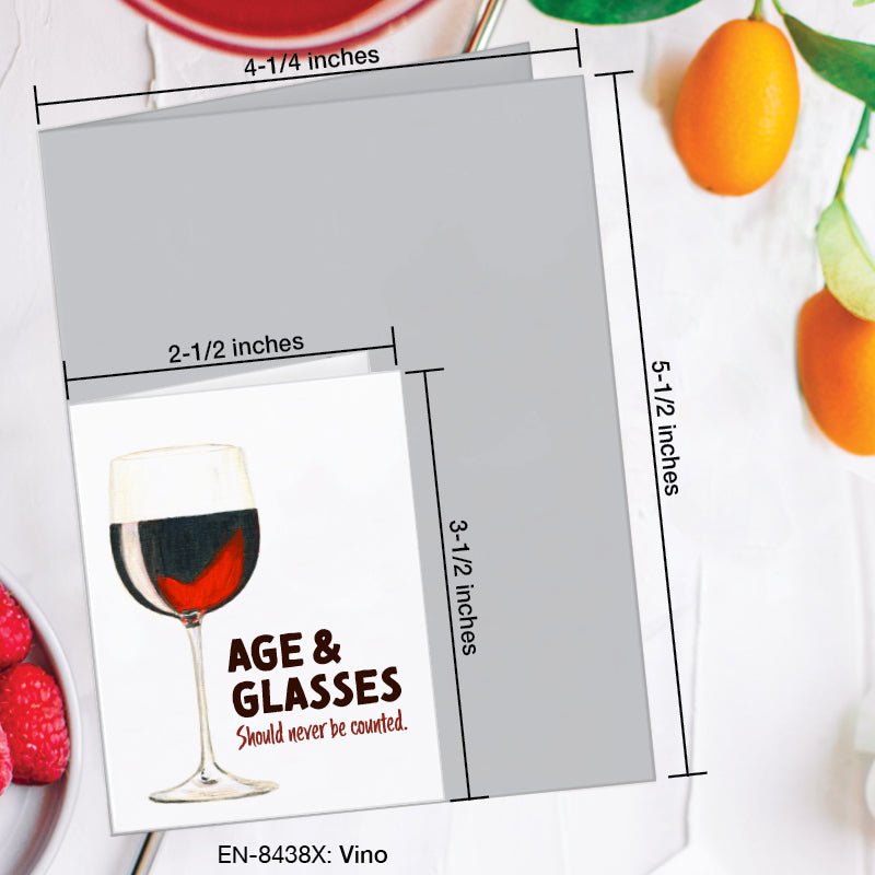 Vino, Greeting Card (#8438X)
