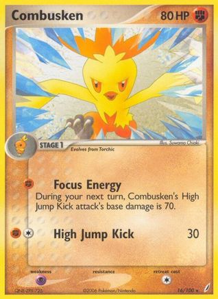 Combusken 016/100 - Crystal Guardians