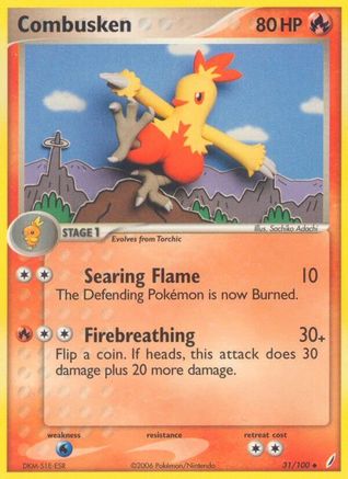 Combusken 031/100 - Crystal Guardians