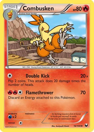 Combusken 016/108 - Dark Explorers