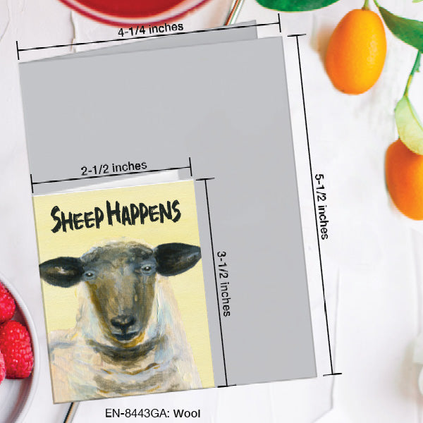 Wool, Greeting Card (#8443GA)