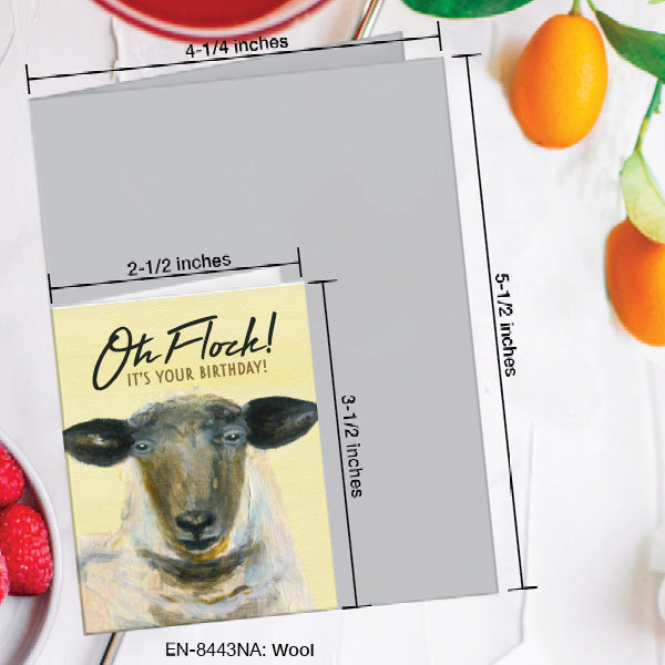 Wool, Greeting Card (#8443NA)
