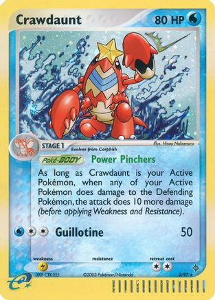 Crawdaunt 003/97 - Dragon Holofoil