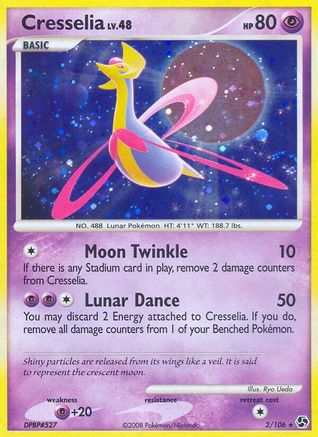 Cresselia 002/106 - Great Encounters Holofoil