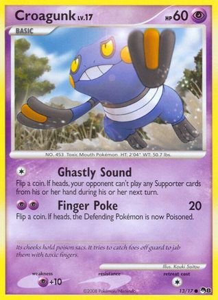 Croagunk 013 - POP Series 8 - Holofoil