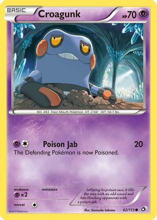 Croagunk 062/113 - Legendary Treasures Reverse Holofoil