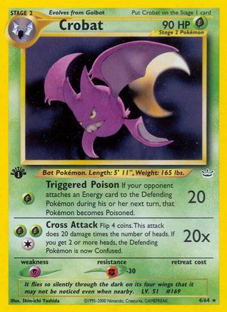 Crobat 004/64 - Neo Revelation