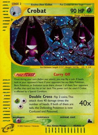 Crobat 0H5/144 - Skyridge Holofoil