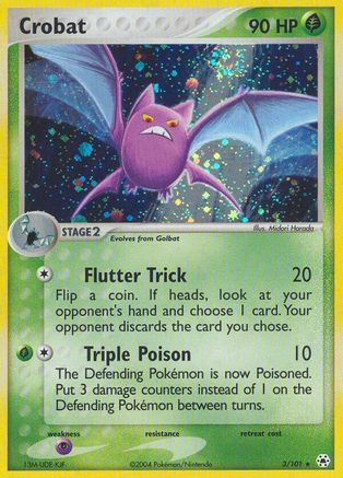 Crobat 003/101 - Hidden Legends Reverse Holofoil