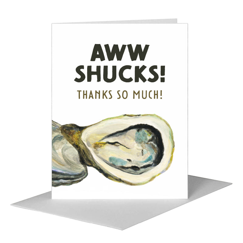 Oysters, Greeting Card (#8448AA)