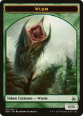 Wurm (DDS-007) - Duel Decks: Mind vs. Might Tokens