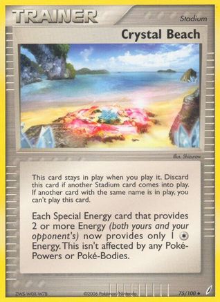 Crystal Beach 075/100 - Crystal Guardians Reverse Holofoil