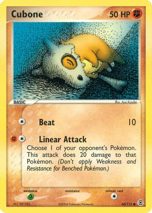 Cubone 060/112 - FireRed & LeafGreen