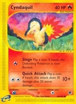 Cyndaquil 104/165 - Expedition Reverse Holofoil