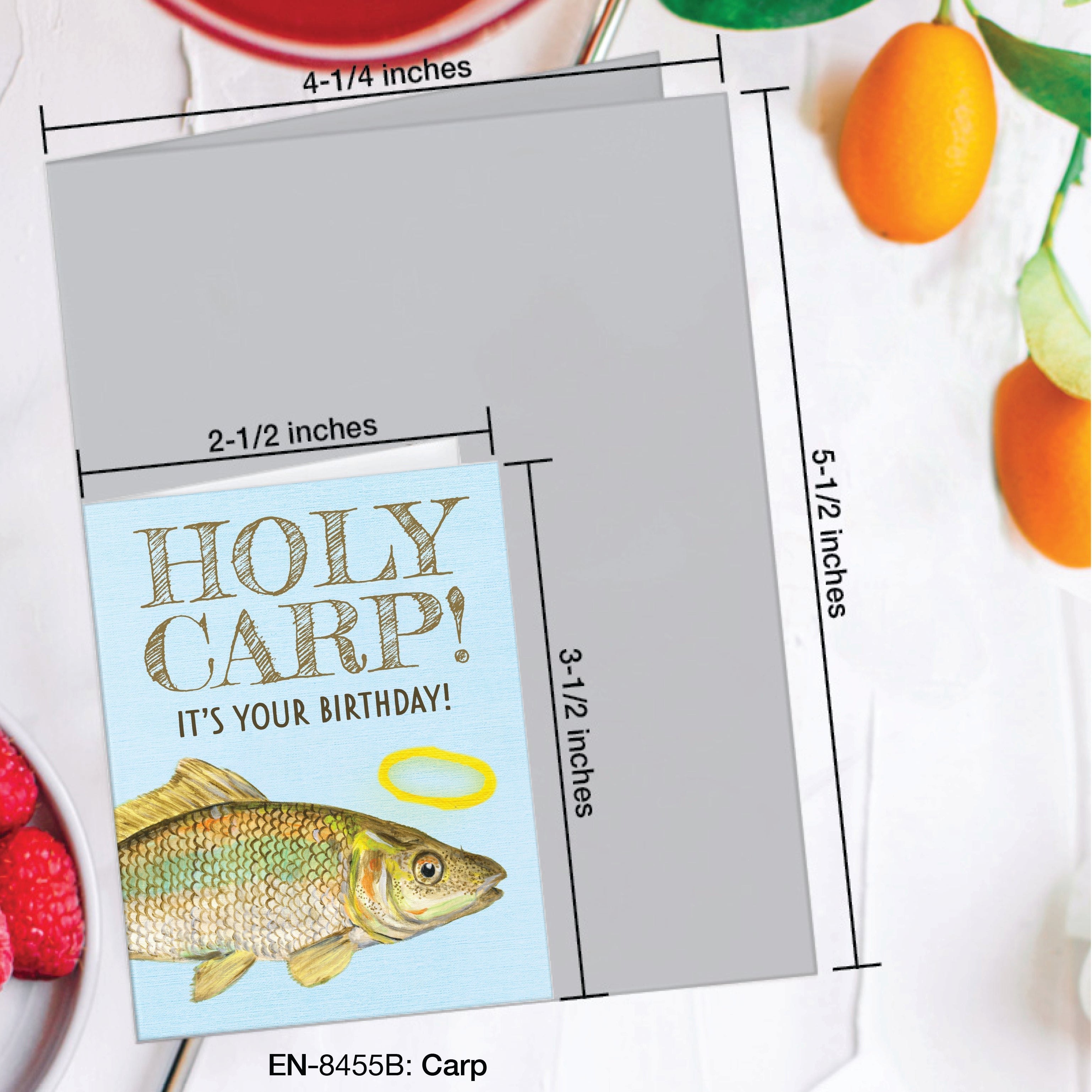 Carp, Greeting Card (#8455B)