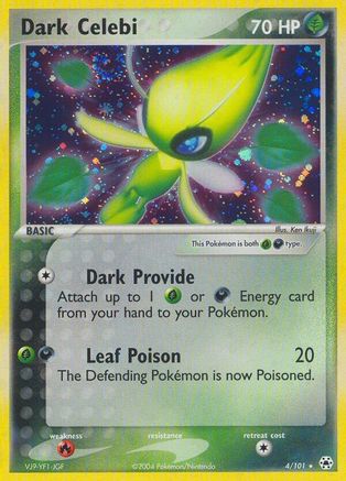 Dark Celebi 004/101 - Hidden Legends Holofoil