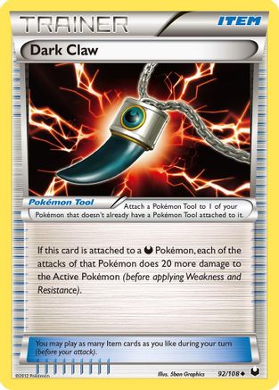 Dark Claw 092/108 - Dark Explorers
