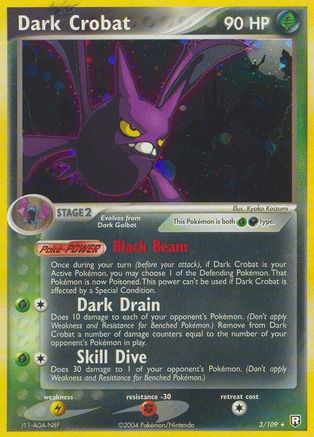 Dark Crobat 003/109 - Team Rocket Returns Holofoil