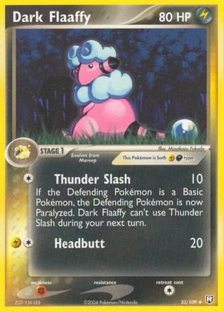 Dark Flaaffy 033/109 - Team Rocket Returns
