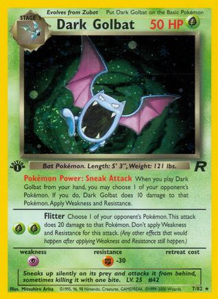 Dark Golbat 007/82 - Team Rocket