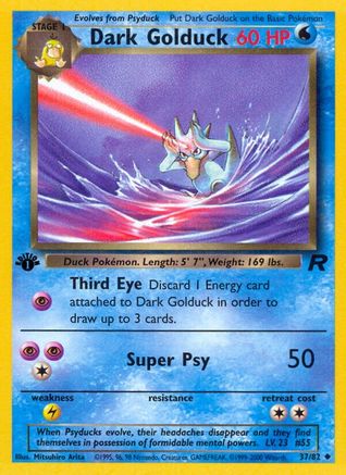 Dark Golduck 037/82 - Team Rocket 1st Edition