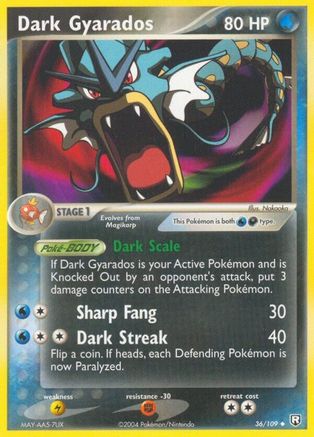 Dark Gyarados 036/109 - Team Rocket Returns
