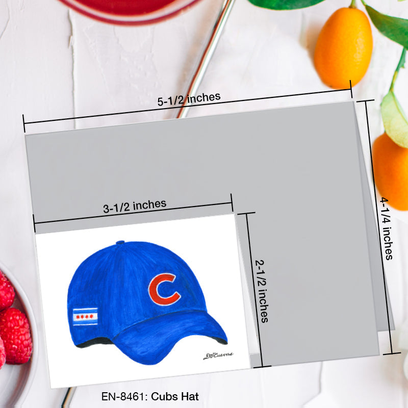 Cubs Hat, Greeting Card (#8461H)