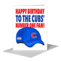 Cubs Hat, Greeting Card (#8461A)