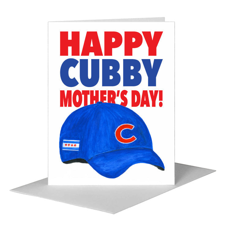 Cubs Hat, Greeting Card (#8461E)