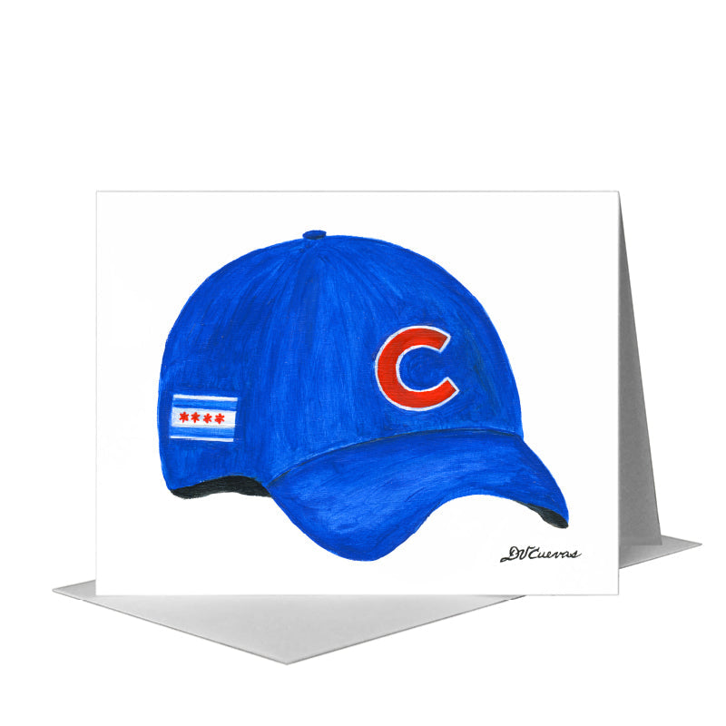Cubs Hat, Greeting Card (#8461H)