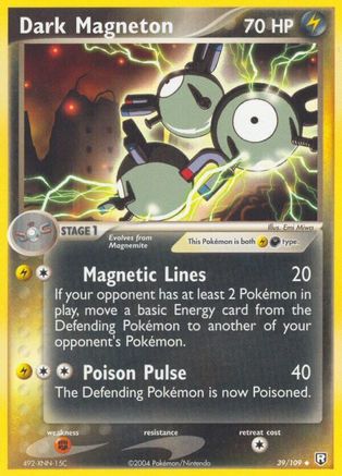 Dark Magneton 039/109 - Team Rocket Returns