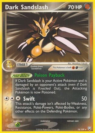 Dark Sandslash 018/109 - Team Rocket Returns