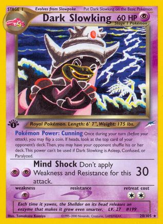 Dark Slowking 020/105 - Neo Destiny 1st Edition