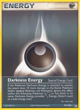 Darkness Energy (Special) 087/108 - Power Keepers Reverse Holofoil