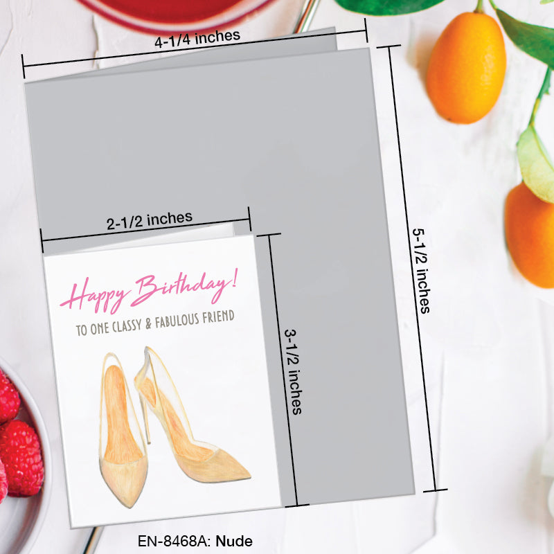 Nude Heel, Greeting Card (#8468A)