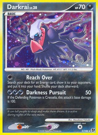 Darkrai 003/106 - Great Encounters Holofoil