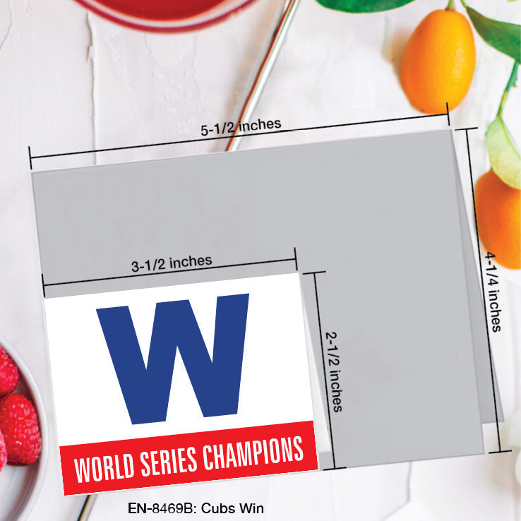 Cubs Win, Greeting Card (#8469B)
