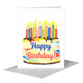 Birthday Cake, Greeting Card (#8470M)