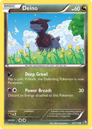 Deino 097/113 - Legendary Treasures Reverse Holofoil