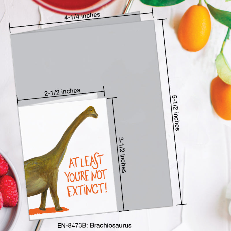 Brachiosaurus, Greeting Card (#8473B)